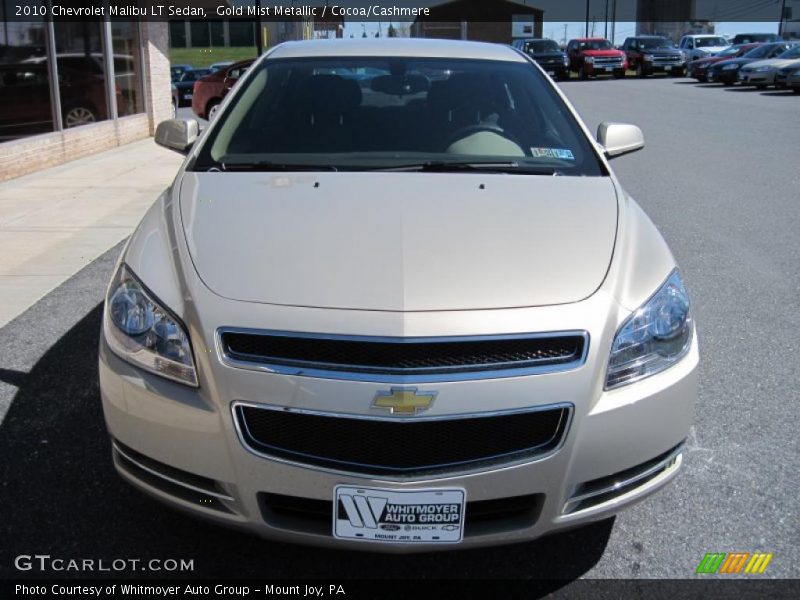 Gold Mist Metallic / Cocoa/Cashmere 2010 Chevrolet Malibu LT Sedan