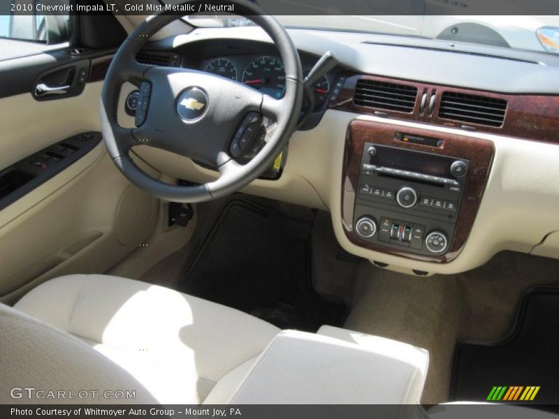 Gold Mist Metallic / Neutral 2010 Chevrolet Impala LT