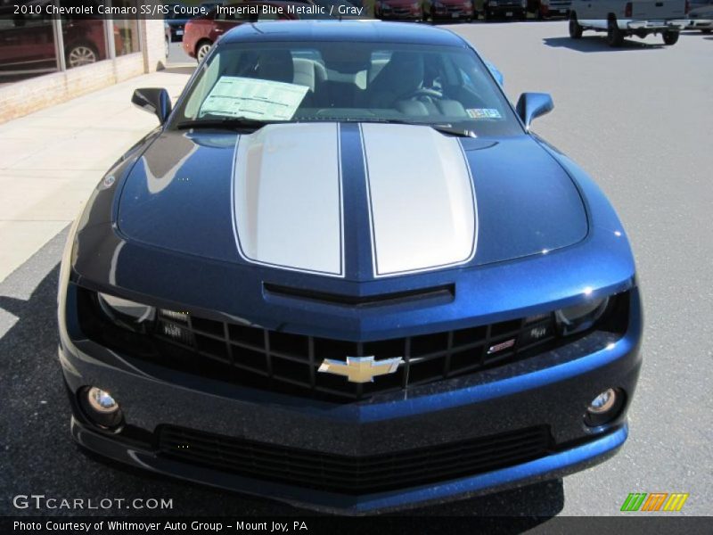 Imperial Blue Metallic / Gray 2010 Chevrolet Camaro SS/RS Coupe