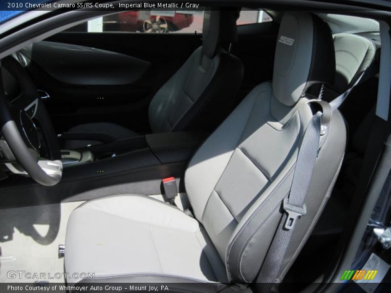 Imperial Blue Metallic / Gray 2010 Chevrolet Camaro SS/RS Coupe
