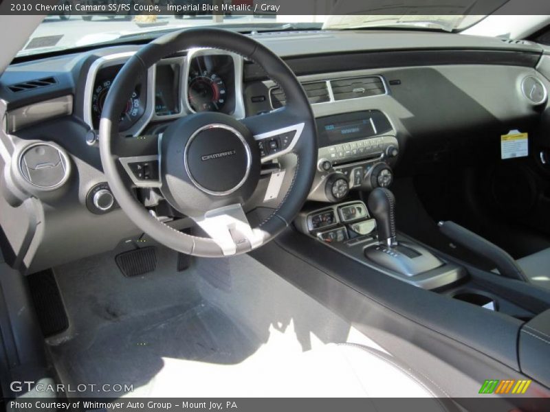 Imperial Blue Metallic / Gray 2010 Chevrolet Camaro SS/RS Coupe