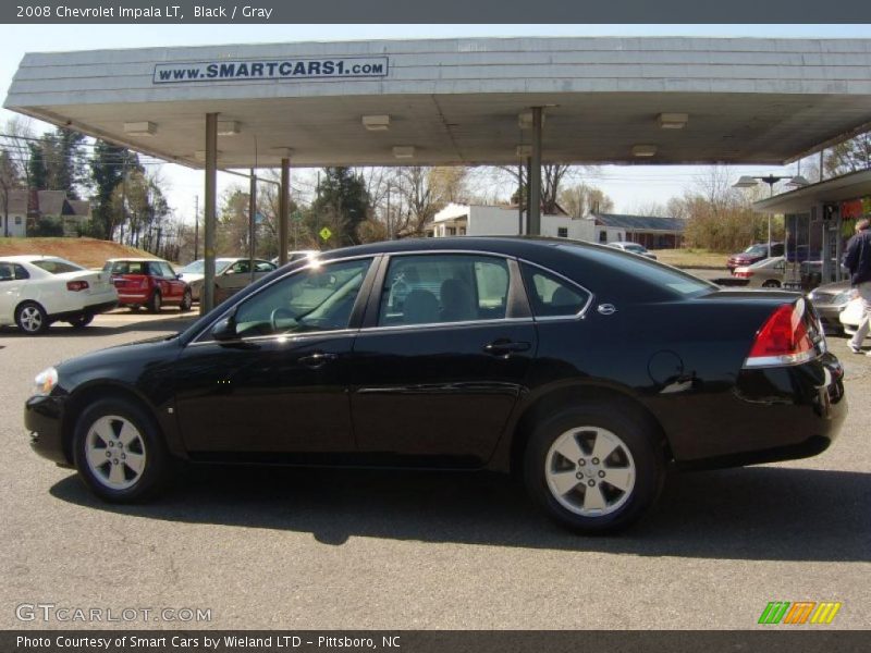 Black / Gray 2008 Chevrolet Impala LT