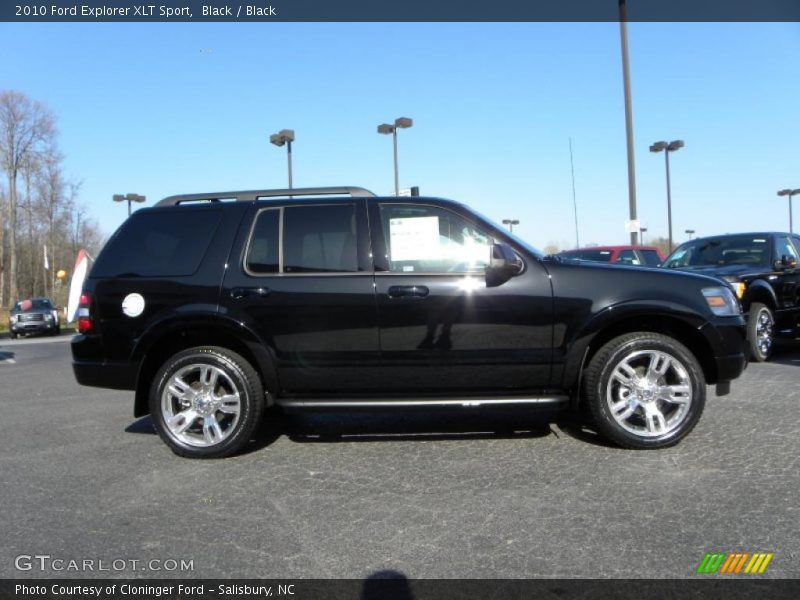 Black / Black 2010 Ford Explorer XLT Sport