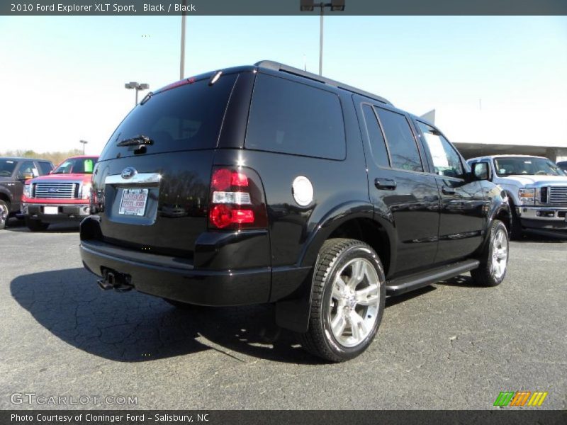 Black / Black 2010 Ford Explorer XLT Sport