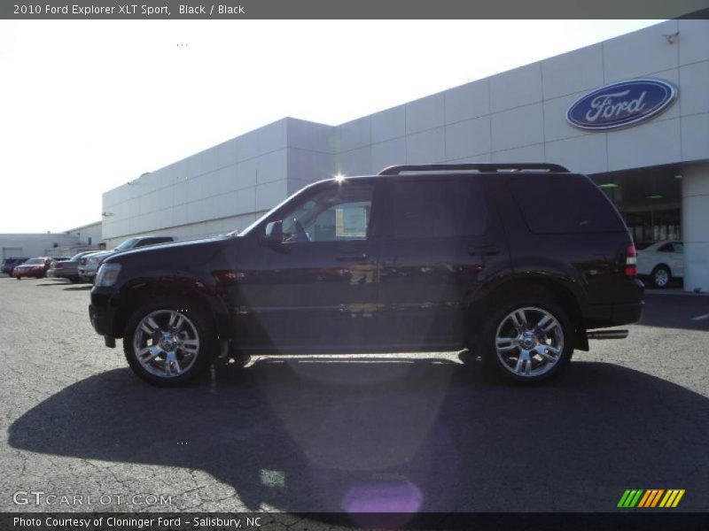 Black / Black 2010 Ford Explorer XLT Sport