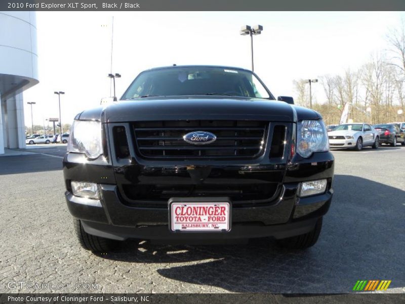 Black / Black 2010 Ford Explorer XLT Sport