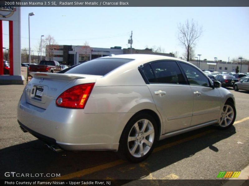 Radiant Silver Metallic / Charcoal Black 2008 Nissan Maxima 3.5 SE