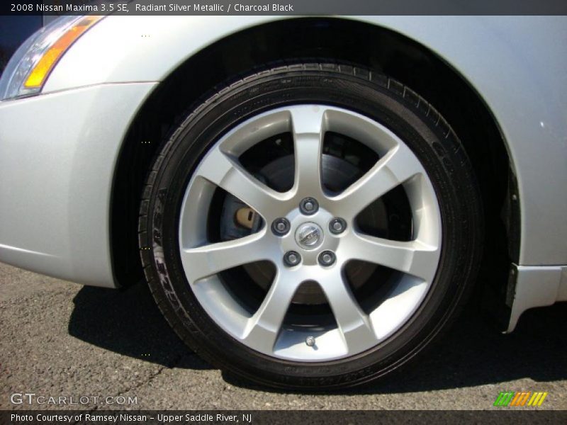 Radiant Silver Metallic / Charcoal Black 2008 Nissan Maxima 3.5 SE