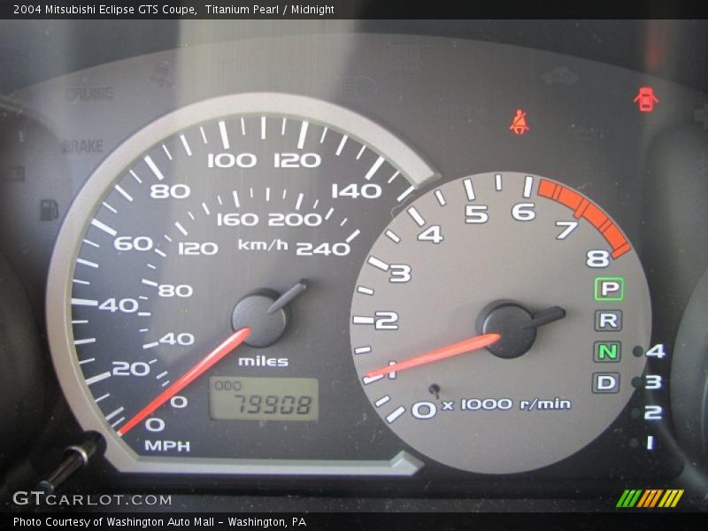 Titanium Pearl / Midnight 2004 Mitsubishi Eclipse GTS Coupe