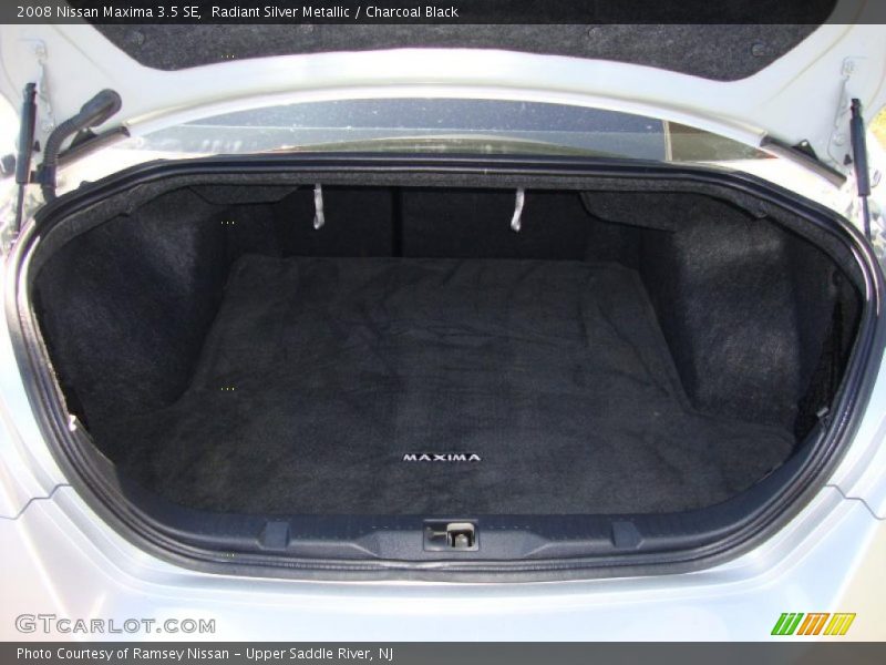 Radiant Silver Metallic / Charcoal Black 2008 Nissan Maxima 3.5 SE