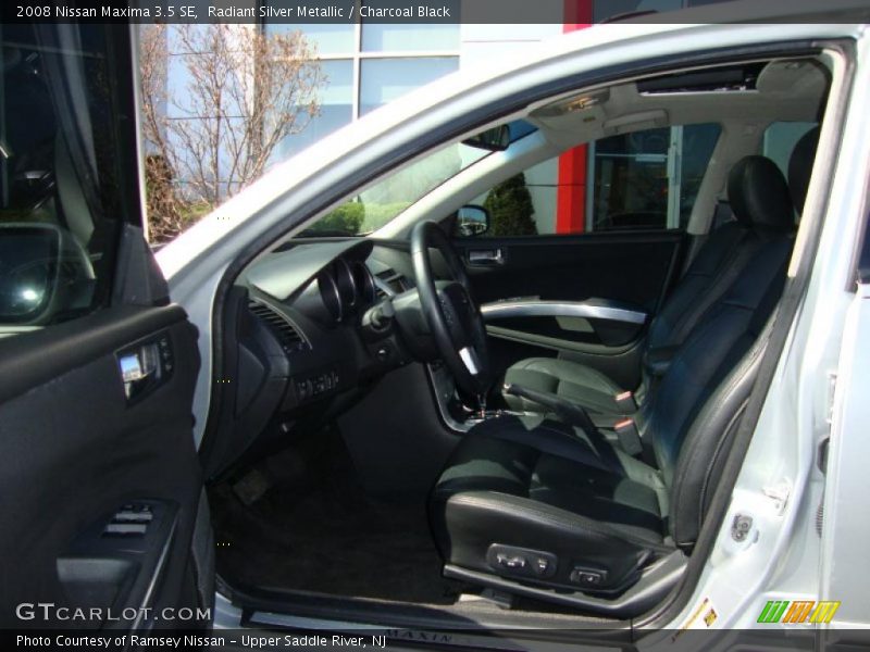 Radiant Silver Metallic / Charcoal Black 2008 Nissan Maxima 3.5 SE