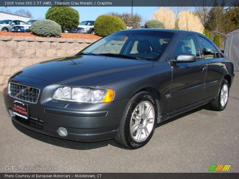 Titanium Gray Metallic / Graphite 2006 Volvo S60 2.5T AWD
