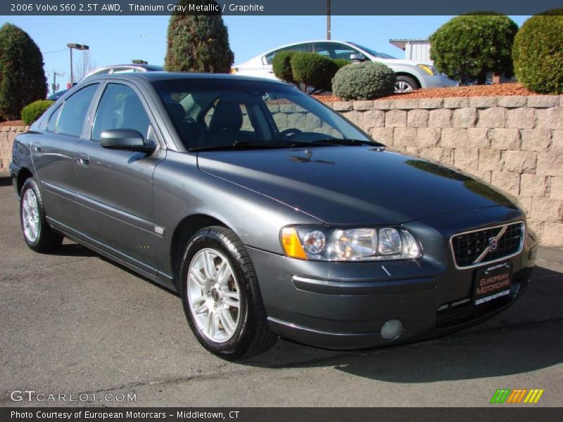 Titanium Gray Metallic / Graphite 2006 Volvo S60 2.5T AWD