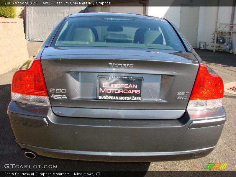 Titanium Gray Metallic / Graphite 2006 Volvo S60 2.5T AWD
