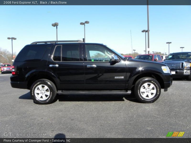 Black / Black/Stone 2008 Ford Explorer XLT