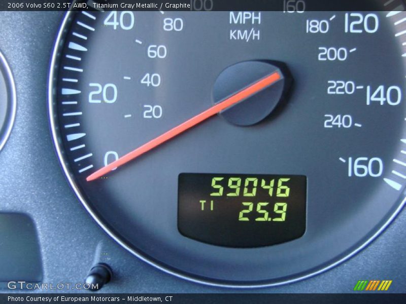 Titanium Gray Metallic / Graphite 2006 Volvo S60 2.5T AWD
