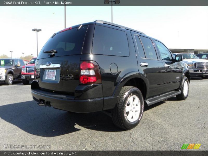 Black / Black/Stone 2008 Ford Explorer XLT