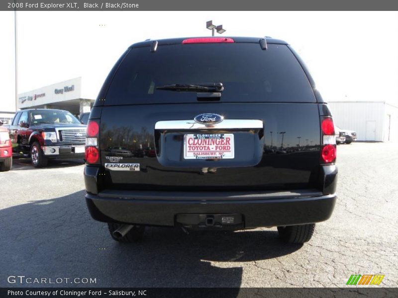 Black / Black/Stone 2008 Ford Explorer XLT