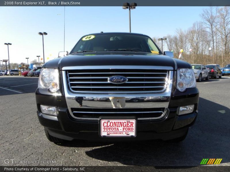 Black / Black/Stone 2008 Ford Explorer XLT