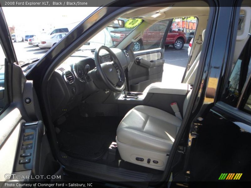 Black / Black/Stone 2008 Ford Explorer XLT