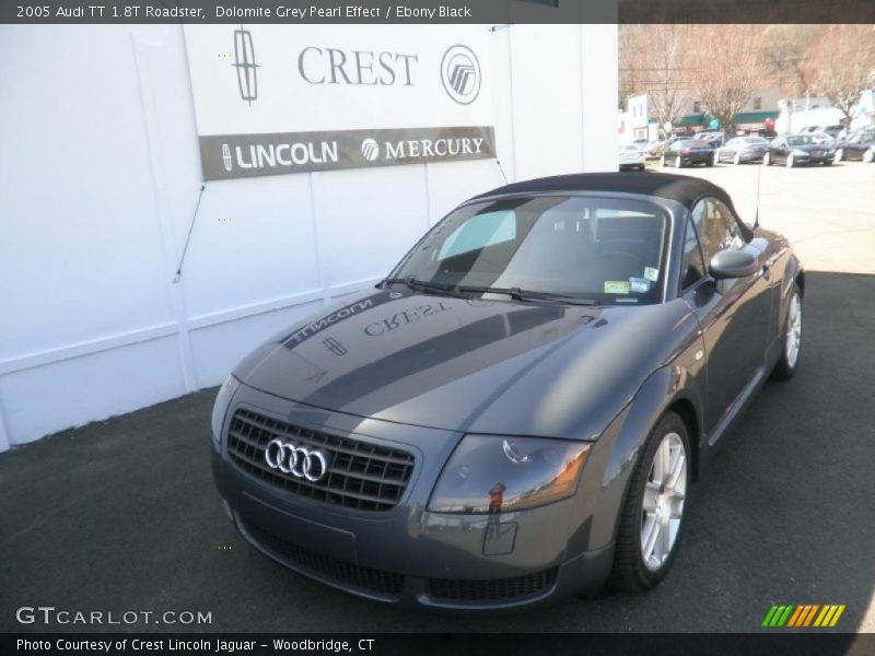 Dolomite Grey Pearl Effect / Ebony Black 2005 Audi TT 1.8T Roadster