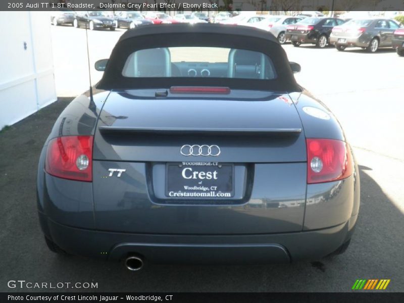 Dolomite Grey Pearl Effect / Ebony Black 2005 Audi TT 1.8T Roadster