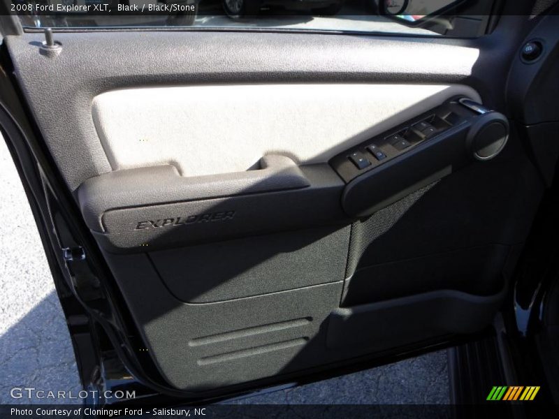 Black / Black/Stone 2008 Ford Explorer XLT