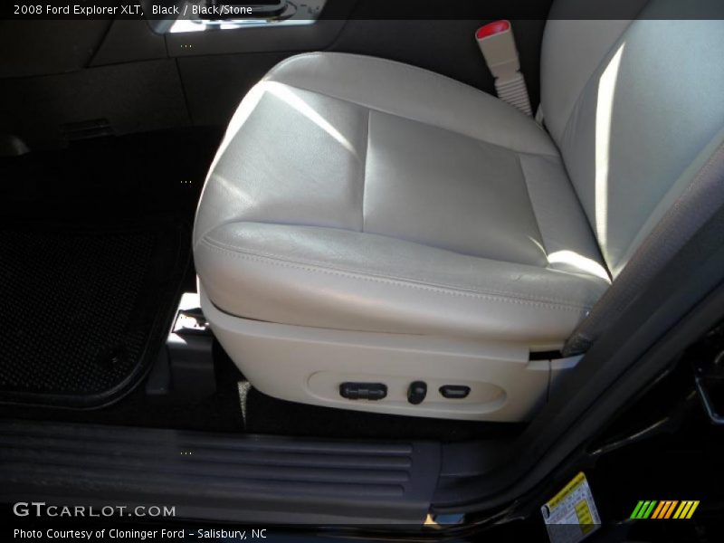 Black / Black/Stone 2008 Ford Explorer XLT
