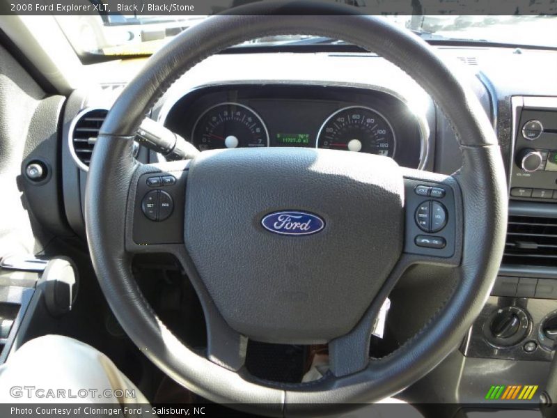 Black / Black/Stone 2008 Ford Explorer XLT