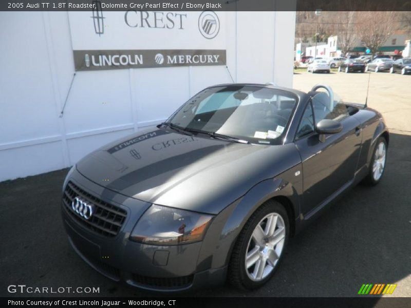 Dolomite Grey Pearl Effect / Ebony Black 2005 Audi TT 1.8T Roadster