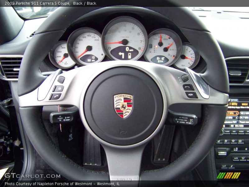Black / Black 2009 Porsche 911 Carrera S Coupe