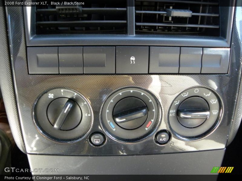 Black / Black/Stone 2008 Ford Explorer XLT