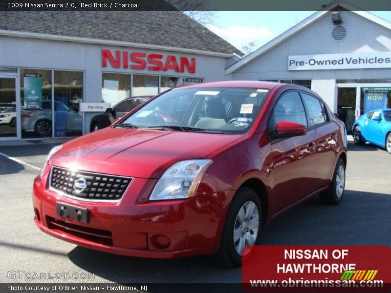 Red Brick / Charcoal 2009 Nissan Sentra 2.0