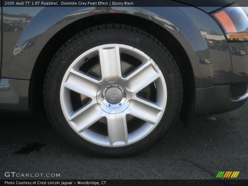 Dolomite Grey Pearl Effect / Ebony Black 2005 Audi TT 1.8T Roadster