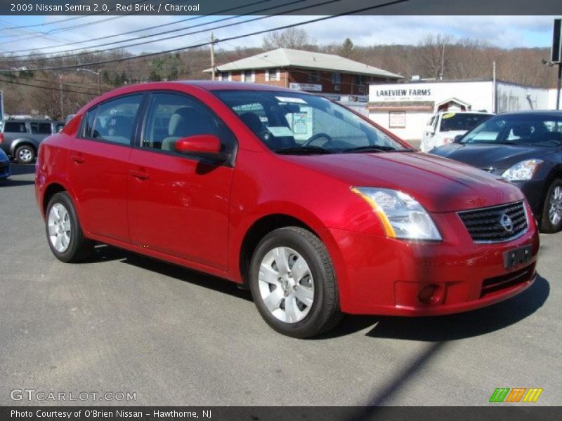 Red Brick / Charcoal 2009 Nissan Sentra 2.0