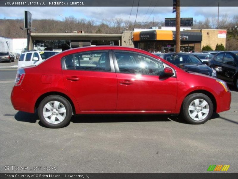 Red Brick / Charcoal 2009 Nissan Sentra 2.0