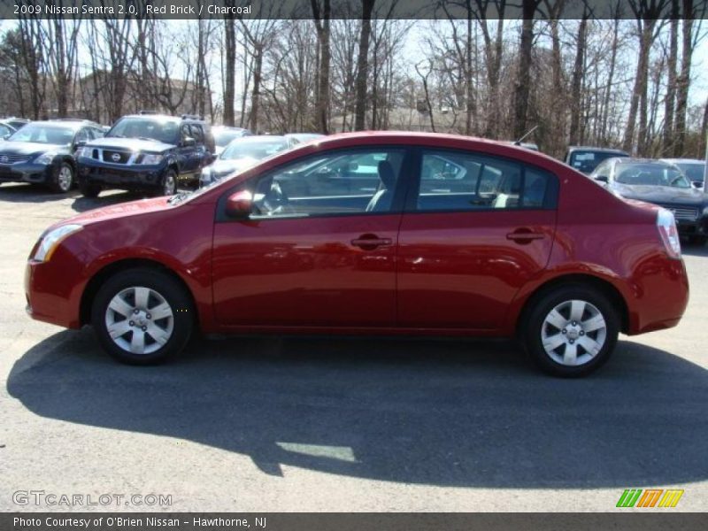 Red Brick / Charcoal 2009 Nissan Sentra 2.0