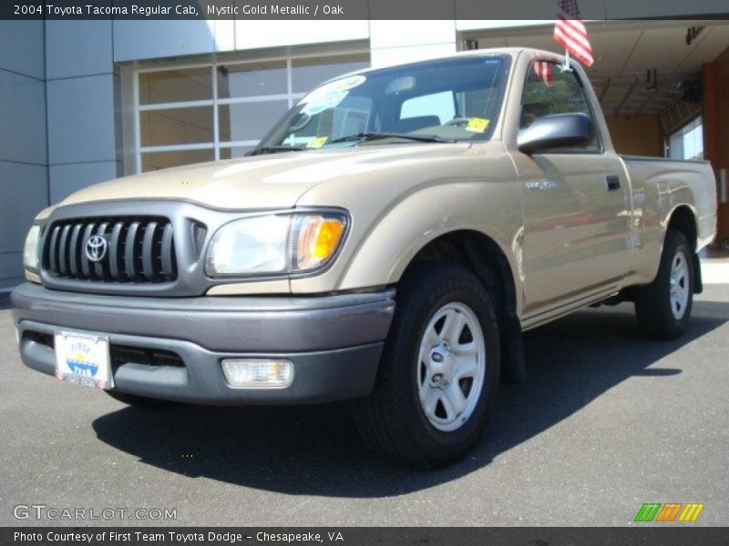 Mystic Gold Metallic / Oak 2004 Toyota Tacoma Regular Cab