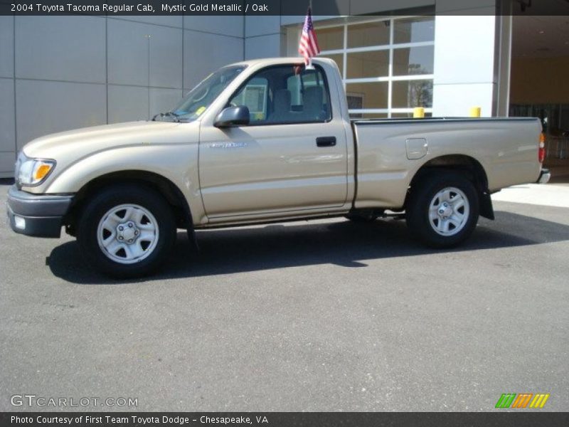 Mystic Gold Metallic / Oak 2004 Toyota Tacoma Regular Cab