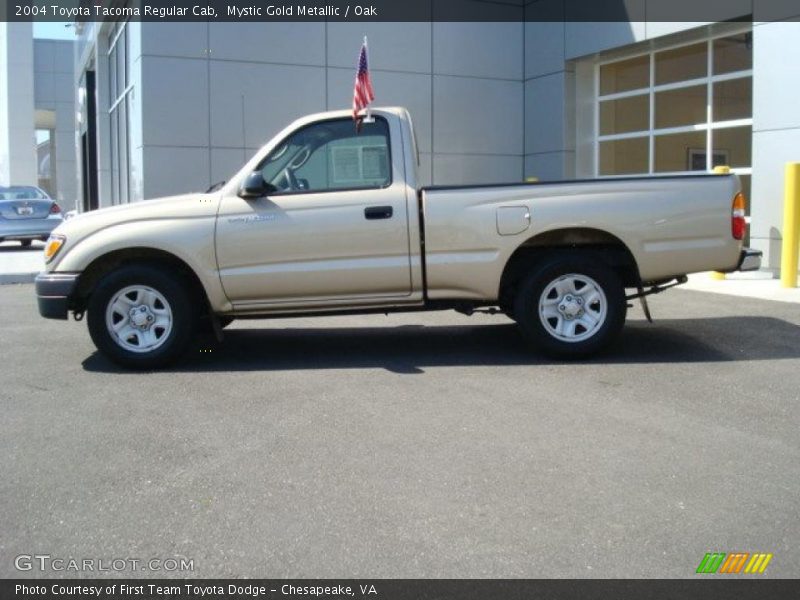 Mystic Gold Metallic / Oak 2004 Toyota Tacoma Regular Cab