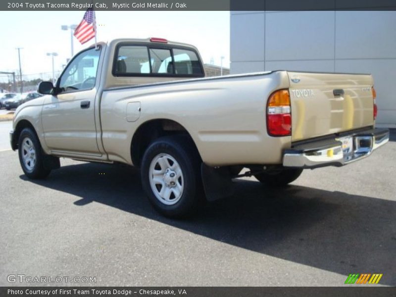 Mystic Gold Metallic / Oak 2004 Toyota Tacoma Regular Cab