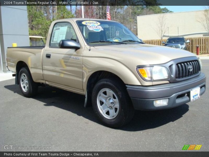 Mystic Gold Metallic / Oak 2004 Toyota Tacoma Regular Cab