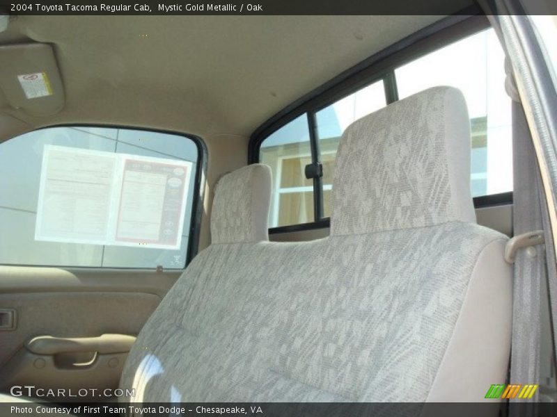 Mystic Gold Metallic / Oak 2004 Toyota Tacoma Regular Cab