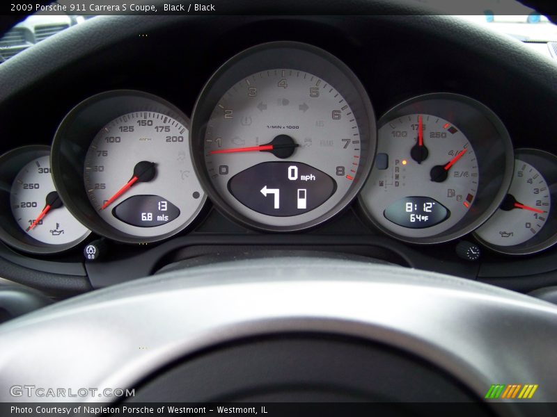 Black / Black 2009 Porsche 911 Carrera S Coupe