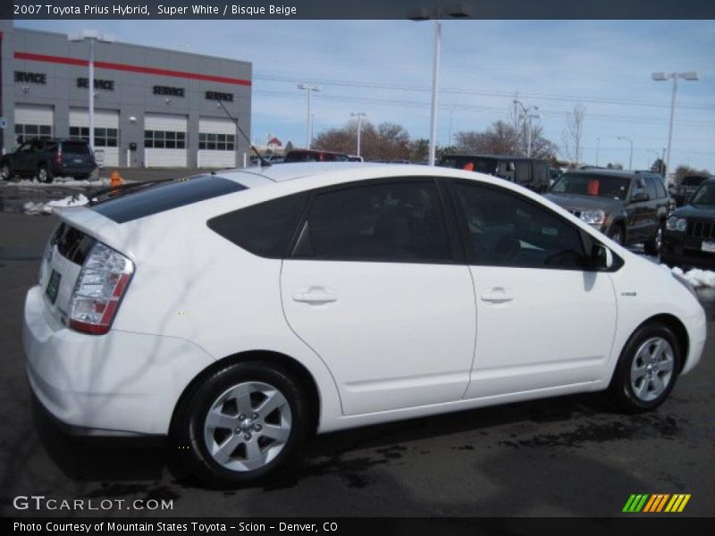 Super White / Bisque Beige 2007 Toyota Prius Hybrid