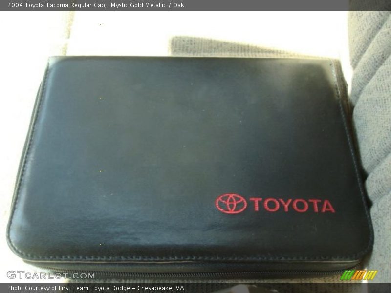 Mystic Gold Metallic / Oak 2004 Toyota Tacoma Regular Cab