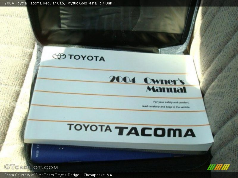 Mystic Gold Metallic / Oak 2004 Toyota Tacoma Regular Cab