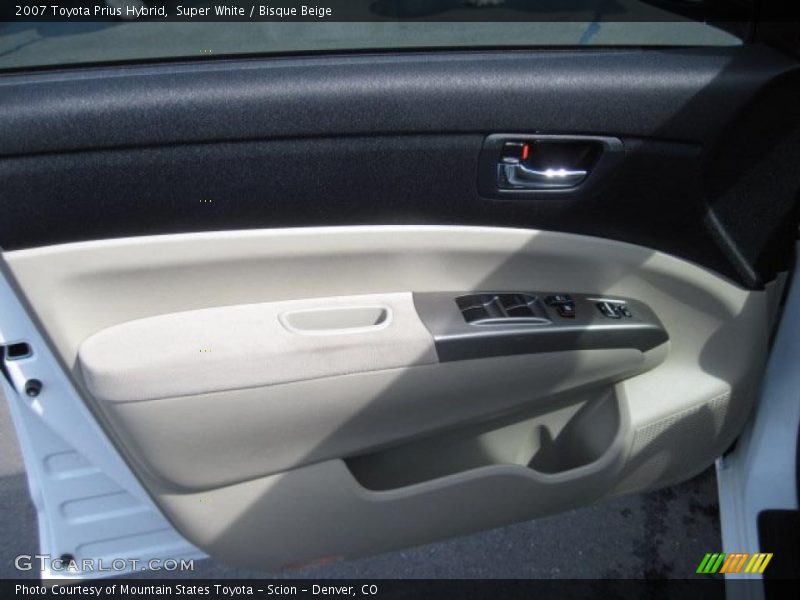 Super White / Bisque Beige 2007 Toyota Prius Hybrid