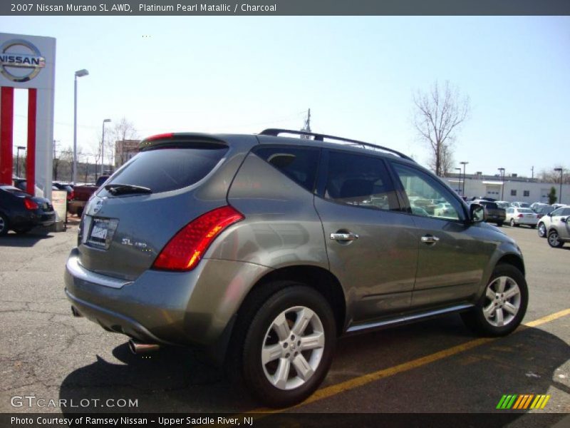 Platinum Pearl Matallic / Charcoal 2007 Nissan Murano SL AWD