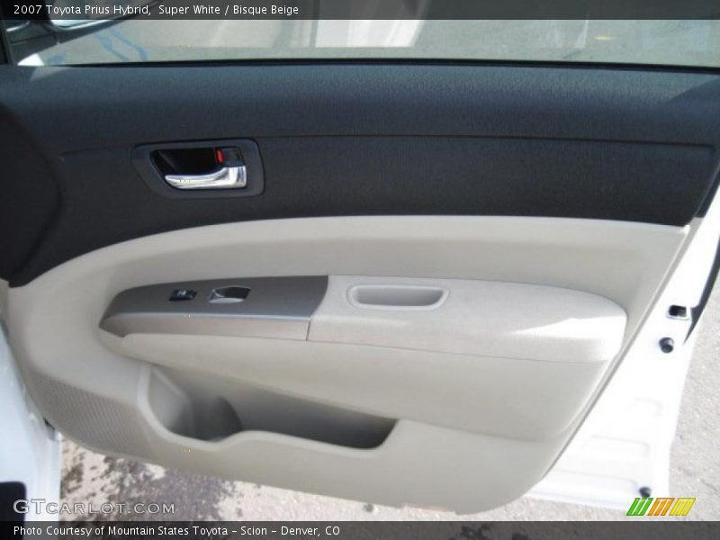 Super White / Bisque Beige 2007 Toyota Prius Hybrid